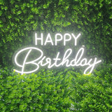 Happy Birthday Led Neon Sign Custom Night Light Sign for Birthday Party Decor Oh Baby Neon Light Lets Party Home Hanging Decor