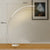 Indoor Lighting Arc RGB Floor Lamps Black White C APP Remote Floor Lights Nordic LED Corner Light for Dining Living Room Decor