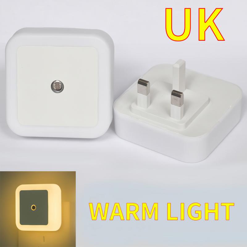  Smart Motion Sensor LED Night Light Lamp EU UK US Plug Mini Wall Lights For Bedroom Hallway Corridors Stairs Bedside Lamp