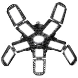 E27/E26 150W LED Garage Light 8000LM Adjustable Deformable Fan Garage Lamp Ceiling Industrial Work Light for Storage Warehouse