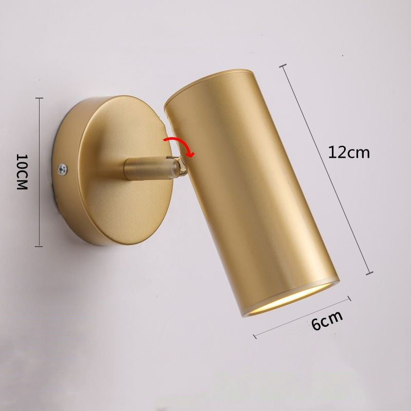 LED lampada Wall Light Project Led Indoor Lights Wall Lamps With Switch Dimming For Home Bedside Bedroom wall decor arts Sconce