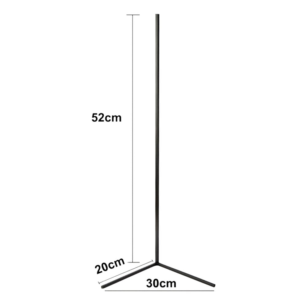 Modern LED Corner RGBW Floor Lamp Simple LED Rod Floor Lamps for Living Room Bedroom Atmosphere Standing Indoor Light Fixtures