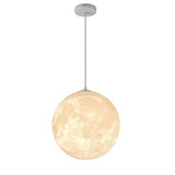 3D Print Pendant Lights Novelty Creative Moon Atmosphere Night Light Lamp Restaurant/Bar Hanging Lighting