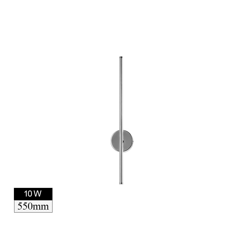 SEEDIQ Modern Led Wall Light Rotatable Black White Silver Wall Lamp AC85-265V Wall Sconce Light 100 120cm Long Wall Light