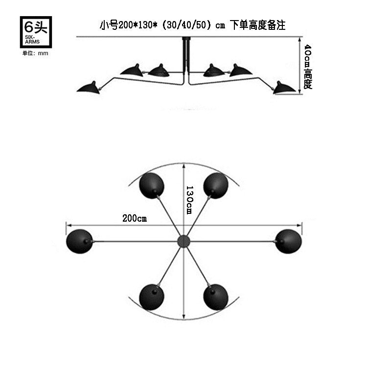 Nordic DaWn Spider Serge Mouille LED Wall Light Rotary Long Pole Wall Lamps for Living Room Bedroom Decor Sconce Light Fixtures