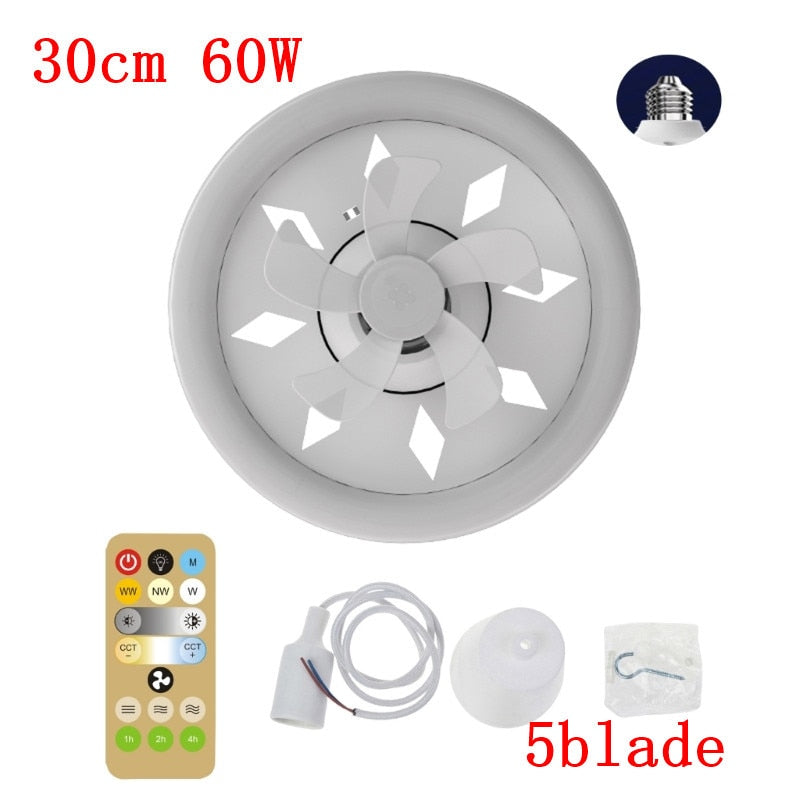 for Smart Ceiling Fan with Remote Control B22 to E27 Converter Base/1m E27 Cable