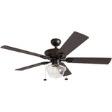52&quot; Abner Indoor/Outdoor Bronze Ceiling Fans Room Decor Home Fan  Ceiling Fan with Led Light
