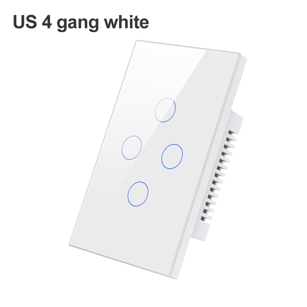 AVATTO Tuya WiFi/Zigbee Smart Light Switch, Neutral wire/No Neutral wire Required Wall Touch Switch Work with Alexa, Google Home