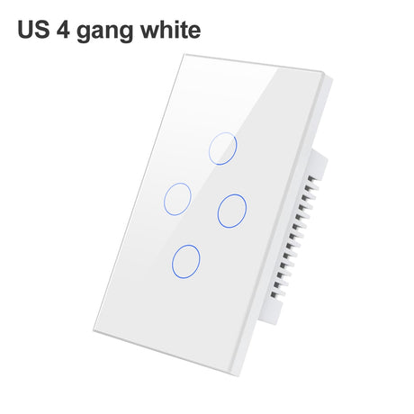 Smart Light Switch, Neutral wire/No Neutral wire Required Wall Touch Switch Work with Alexa, Google Home