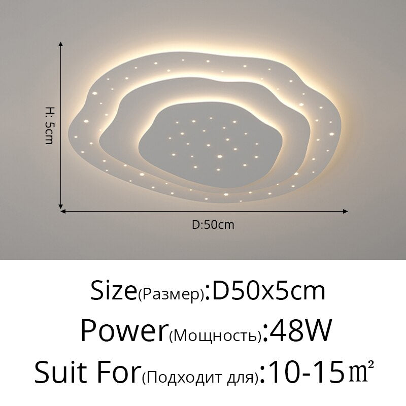 Minimalist Led Living Room Ceiling Lamp Modern Simple Home Atmosphere Master Bedroom Lamp Design Sense Ring Indoor Lighting Lamp