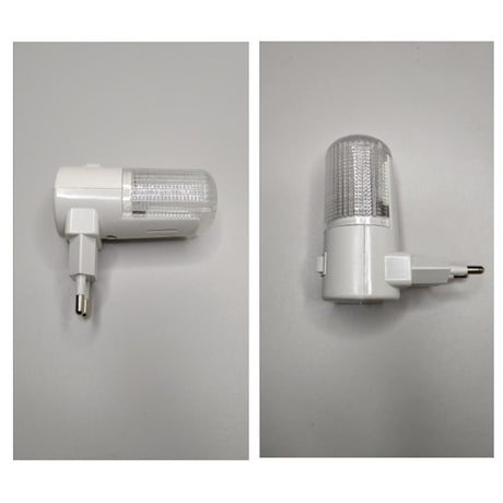 1W 6 LED 110V With US Plug Energy Saving Household Night Lamp Warm Light Wall Mounting Bedroom Soft Night Light Lamp