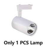 Set Led Track Light Fixture COB Track Lighting Wall Lamp Rail Spot Lights Led 20/30/40W Spotlight Clothing Shop Store Home 220V