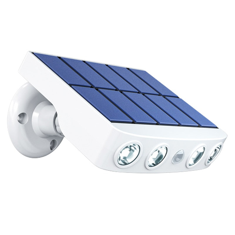 Powerful Solar Powered Led Wall Light Outdoor Motion Sensor Waterproof IP65 Lighting for Garden Path Garage Yard Street Lamps