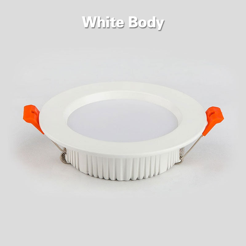 LED Downlight 12W 15W 18W 9W AC220V 5W 7W 110V Recessed Spot Thick Aluminum Lighting Bedroom Kitchen