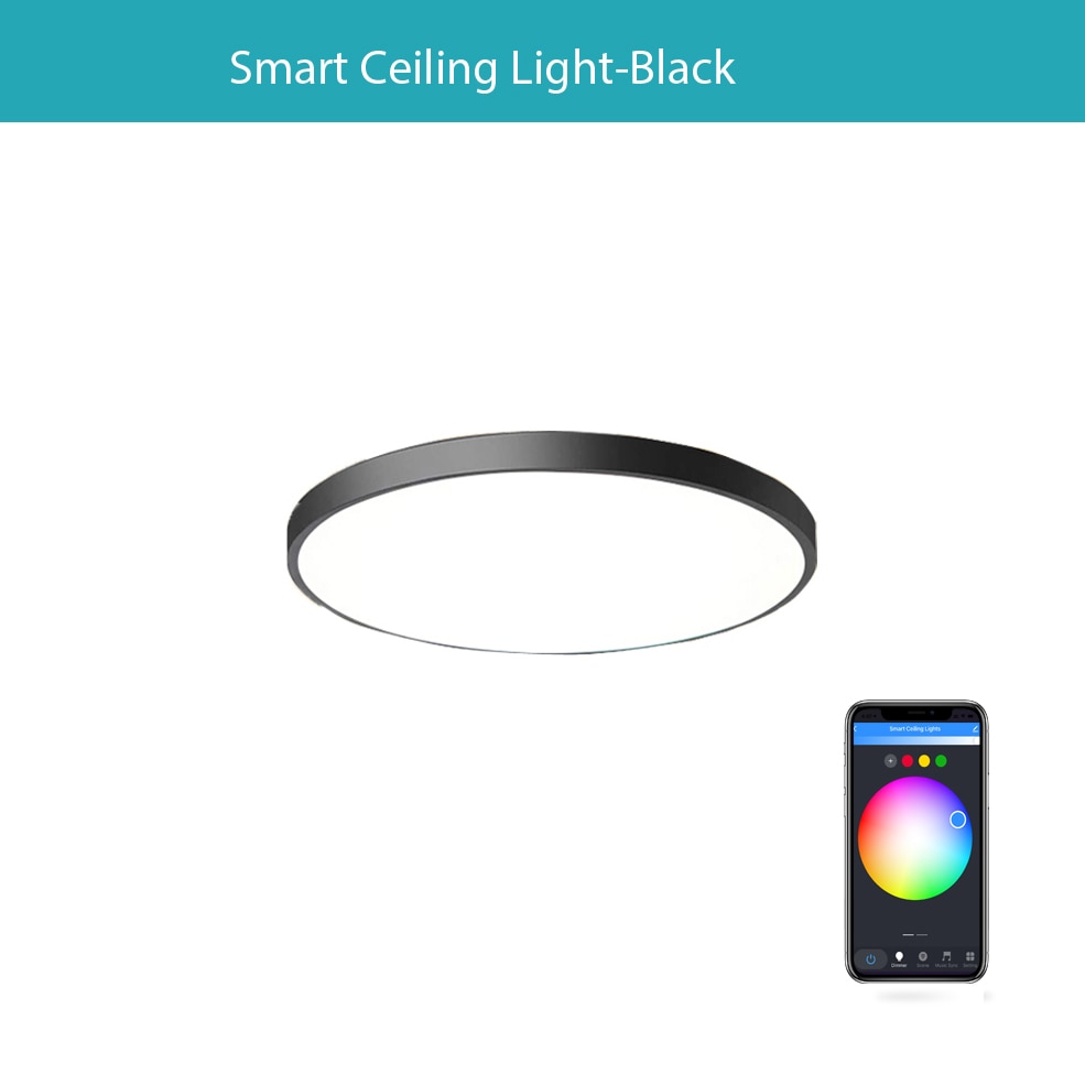 3.0 Smart Ceiling Light Wi-fi RGBCW Led Ceiling Lamp Livingroom Home Decoration Smart Lamp For Alexa, Google Home