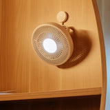 New Xiaomi Summer Air Cooler Fan with LED Lamp Remote Control Rechargeable USB Power Bank Ceiling Fan 3 Gear Wall Ventilador