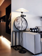 Pleated Skirt Lamp Shade Floor Lamp Japanese Minimalist Living Room Bedroom Ground Floor Lamp Bedside Atmosphere Table Lamp