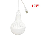 LED Lantern Portable Camping Lamp Mini Bulb 5V USB Power Book Light Reading Student Study Table Lamp Super Birght for Outdoor