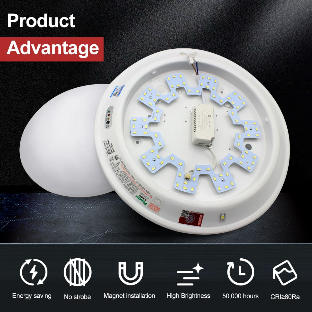 Led Module 220v Led Ceiling Light Replacement Panel Led Light 18W 24W ...