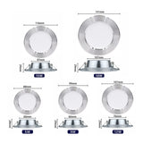 10pcs/lot LED Downlight 5W 9W 12W 15W 18W Recessed Round LED Ceiling Lamp AC 220V-240V Indoor Lighting Warm White Cold White