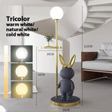 Floor Lamp Nordic Modern Fashion Coffee Table Chirdren Lights E27 Boy and Girl Room Bedroom LED Rabbit Floor Lamp Fixture Led