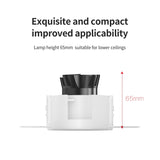  LED Recessed Downlight Frameless Built-in Spot Lamp for Living Room Corridor Bedroom Cutout Size 75mm Spot Light