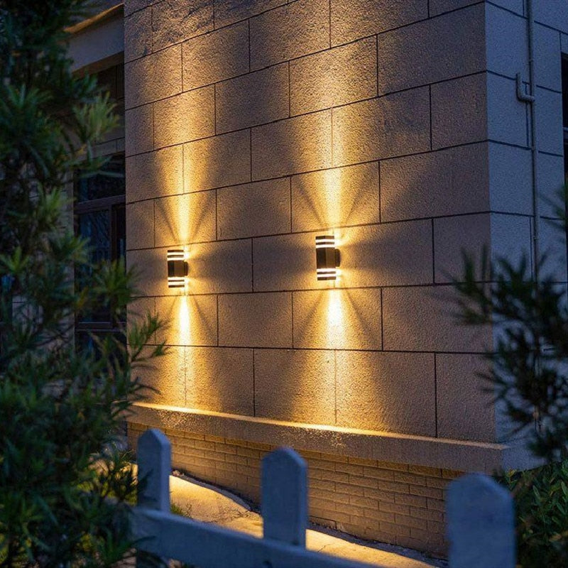 E27 Lights Lighting Outdoor Wall Light Waterproof Up Down Aluminum Garden Light Wall Lamp Corridor Lighting EU US
