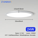 Ultrathin 0.9inch Brightness Dimmable LED Ceiling Lamp for bedroom Living Room kitchen Lamps Room Lights Led Ceiling Lighting