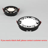 Led Spotlights Round Downlight Recessed Ultra-thin Grille Lamp Aluminum Ceiling Spot Light 7W 12W 18W 24W 36W Foco Lighting