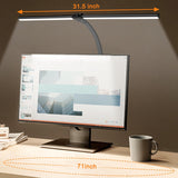 LED Desk Lamp EU/US Architect Desk Lamps Office 24W Brightest 5Color Modes and 5 Dimmable Eye Protection lamp