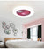Intelligent Ceiling Fan with Light Remote Control Bedroom Decorative Ventilation Light 45cm Air Invisible Silent Ceiling Fan