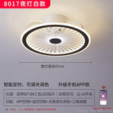 110V / 220V Nordic light with fan Ceiling Fan Lamp Invisible Restaurant Living Room Fan Home Decor chandelier fan ceiling