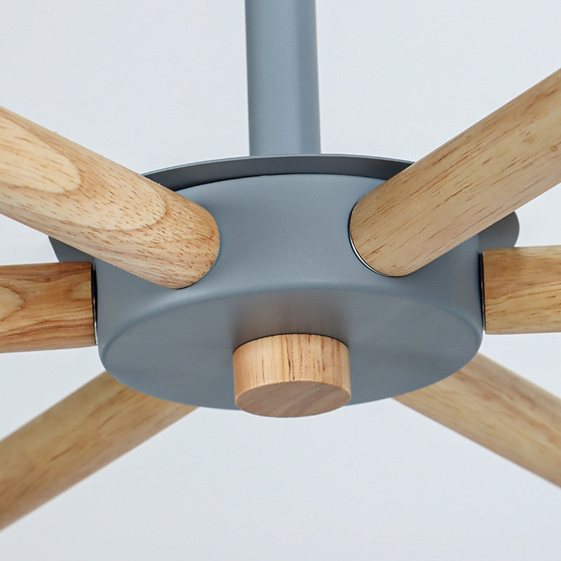 Nordic Chandelier Macaron Pendant Lights Modern Chandelier Lighting for Living Room Bedroom Loft Ceiling Lamp E27 Bulbs