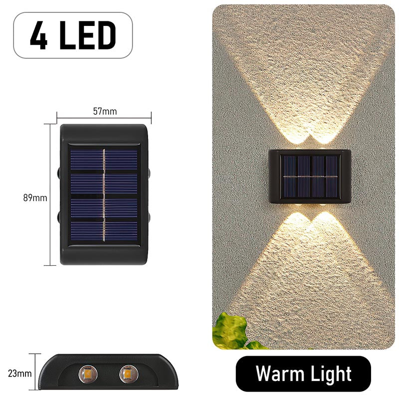 Solar Light Waterproof Solar Led Light Outdoor Sunlight Lamp for Garden Street Landscape Balcony Decor Solar Wall Lamp Outdoor
