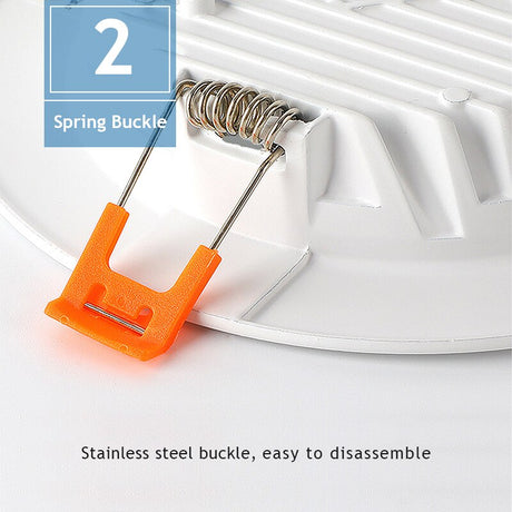 DC 12V LED Downlight Ceiling Light Spotlight 3W 5W 7W 9W 12W Recessed Grille Ultra-thin 24V Safety Voltage Round black white