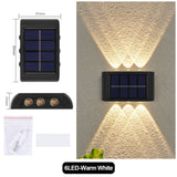 Solar Light Waterproof Solar Led Light Outdoor Sunlight Lamp for Garden Street Landscape Balcony Decor Solar Wall Lamp Outdoor