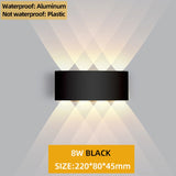 Up and Down LED Wall Lamp Waterproof IP65 Aluminum Interior Wall Light For Bedroom Living Room Corridor Indoor Outdoor Lighting