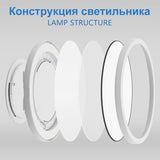 Ultrathin 0.9inch Brightness Dimmable LED Ceiling Lamp for bedroom Living Room kitchen Lamps Room Lights Led Ceiling Lighting