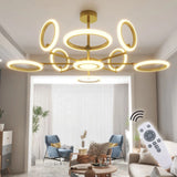 LED Ceiling Lights Modern Chandelier Indoor Hanging Lamps Fixture Remote Dimmable Home Decor Lustre For Dining Room Living Room