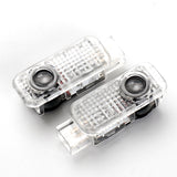 2pcs LED Ghost Shadow Projector Car Door Logo Light Custom Laser For AD A4 A6 A8 Q3 Q5 Q7 S3 S5 S7 RS Sline Floor Welcome Lamp