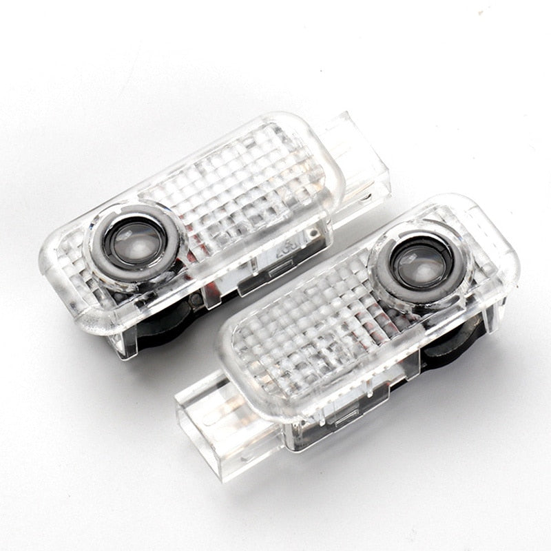 2pcs LED Ghost Shadow Projector Car Door Logo Light Custom Laser For AD A4 A6 A8 Q3 Q5 Q7 S3 S5 S7 RS Sline Floor Welcome Lamp