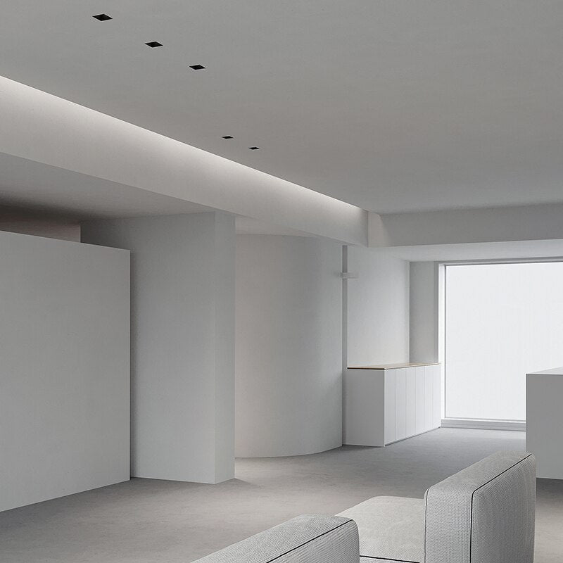 Square Recessed Downlight 16W Anti-glare High CRI Ceiling Spot Light Home Indoor Lighting Fixture