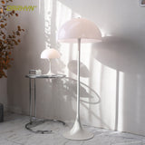 Mushroom LED Floor Lamp Remote Dimmable Indoor Decora Light For Bedroom Bedside Living Room Study Modern Minimalist Luminaire