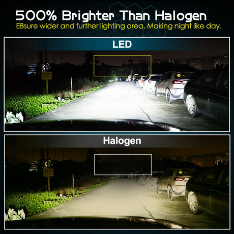 H7 LED Can bus 360 6000K Car Headlight Bulb H1 H11 H8 HB3 9005 HB4 9006 9012 HIR2 Led Auto Lamp 12 Sides CSP 25000LM Hi/Low Beam