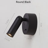 LED lampada Wall Light Project Led Indoor Lights Wall Lamps With Switch Dimming For Home Bedside Bedroom wall decor arts Sconce