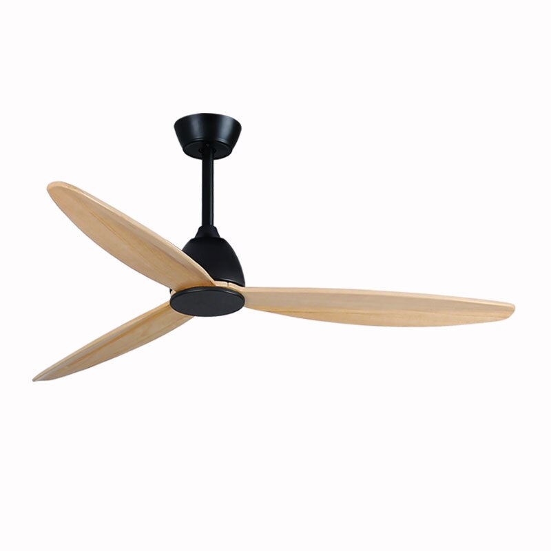 60 Inch Led Ceiling Fan Lamp Roof Home Fans Modern Indoor Decorate Wooden Blade Dc Ceiling Fan With Remote Control Ventilador