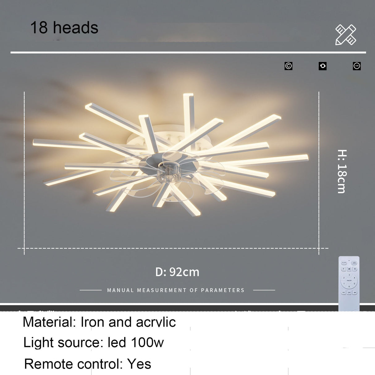 New Nordic Ceiling Fan Living Room Led Invisible Fan Lamp Ceiling Bedroom Fan Remote Control Reversible Blades Fans 110V 220V