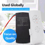 CoRui Smart Universal Ceiling Fan Lamp Remote Controller Kit Remote Adjust Speed Light Remote Control Switch Smart Accessories