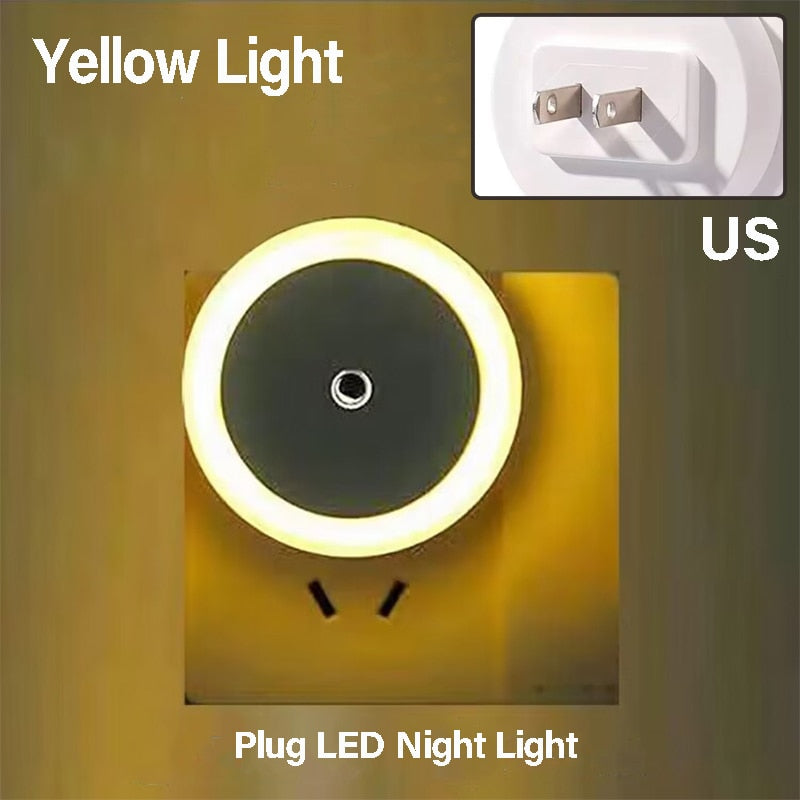 LED Motion Sensor Night Light Rechargeable Night Lamp Wireless Kitchen Bedroom Closet Light Wall-Mounted Body Induction Lamp