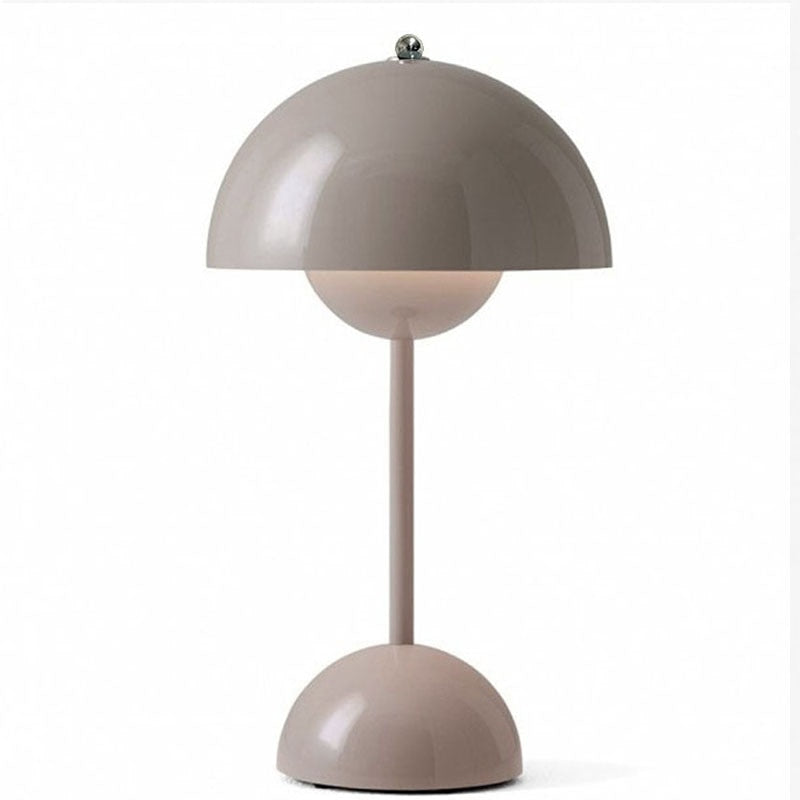 Flower Bud Led Table Lamp Night Light Mushroom Table Lamps Nordic Bedside Wedding Room Desk Simple Decoration Bedroom Modern